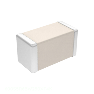 Condensateur céramique 0603 (1608 métrique) 5,6 pF 250 V C0G/NP0 600S5R6BW250XT4K CAP CER 5,6PF 250V du fabricant Channel - Product Image 1