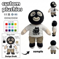 Peluche personnalisée : figurine masquée hautement réductrice, design de personnage, marchandise de marque pour l'extérieur, boîte mystère personnalisée, jouet en peluche