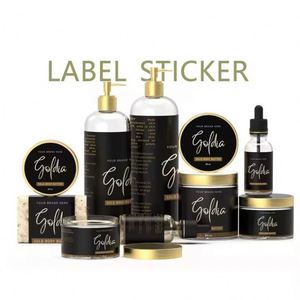 Autocollants adhésifs imperméables de haute qualité, étiquettes personnalisées pour emballages de parfums et cosmétiques, pour flacons et bouteilles avec impression de logo - Product Image 1