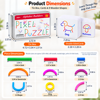 Jouets en bois Montessori, jouet éducatif, puzzle pour bébé, blocs de formes, cartes, formes pour les tout-petits, enfants, apprentissage précoce à domicile, vente en gros