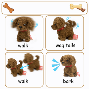 Nhà Máy Trực Tiếp Trẻ Em Món Quà Mềm Âm Nhạc Tương Tác Đồ Chơi Sang Trọng Nói Sang Trọng Thú Nhồi Bông Đồ Chơi Con Chó - Product Image 5