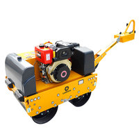 Compacteur vibrant à double tambour portatif à prix d'usine