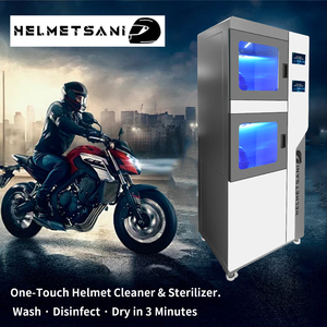 Manufacturer Custom Dual Warehouse Automatic Bike Helmet Cleaning Commercial Motorcycle Helmet Vending Cleaning Machine - Product Image 4