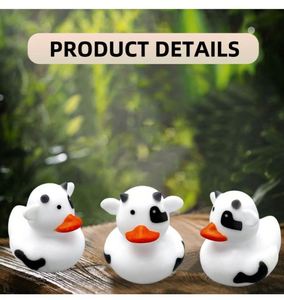 Cow & Little Yellow Duck Educational Plastic <b>Bath</b> Water Play Toy With Squeeze Sound for Children - Product Image 6