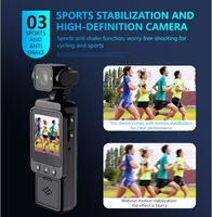 Nouveau HD 1080p WiFi Mini caméra de sport d'action portable caméscope vidéo numérique étanche avec clip arrière