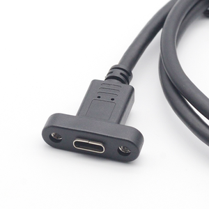 Cavo Adattatore USB Type C 3.1 per Montaggio a Pannello, USB-C 3.1 Gen2 10Gbps Maschio a USB C Femmina con Fissaggio a Vite - Product Image 2