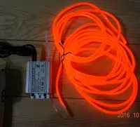 Rouleau de fil EL rouge, fil à chasse, 3m, 2.6mm, 1 pièce