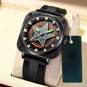 Montre lumineuse rotative à thème anime, style designer, best-seller, cool et élégante, montre-bracelet à quartz - Product Image 1
