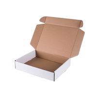 Cajas de envío con logotipo personalizado Cajas de embalaje de cartón para pequeñas empresas Cajas de correo de cartón corrugado personalizadas