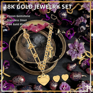 고급 여성용 18K 골드 도금 스테인레스 스틸 팔찌 및 목걸이 선물용 진주 구리 신부 스타일이 특징 인 보석 세트 - Product Image 2