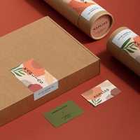 Tubo de embalaje para póster, cilindro de papel Kraft, para almacenamiento de documentos