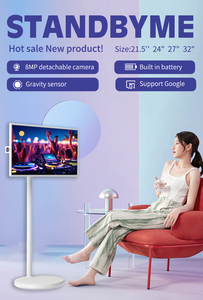Televisor Inteligente Android 4K de 32 Pulgadas con Pantalla Táctil, Batería Integrada, Cámara, para Gimnasio, Juegos, Transmisiones en Vivo, <span class=keywords><strong>Google</strong></span> Play, Wi-Fi, Modo Vertical, Color Negro - Product Image 6