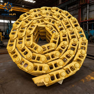 Pièces de rechange pour engins lourds D7 D8R D6R D6H D6C D5H D5B : Chaîne de chenille et maillon de chenille pour bulldozer - Product Image 3