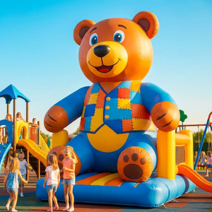 Modelo de Mascota Inflable Gigante Personalizado de PVC para Eventos de Inauguración de Negocios, Mascota Publicitaria Inflable - Product Image 4