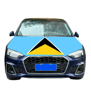 Solomon Hood FLAG Solomon HOOD COVER FLAG Elastic patriotic Bonnet รถแบนเนอร์ Solomon ฝาครอบเครื่องยนต์ตกแต่งอุปกรณ์เสริม - Product Image 1
