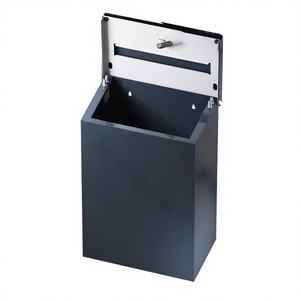 Buzón <span class=keywords><strong>de</strong></span> Correos con Cerradura para Montaje en Pared, Resistente a la Intemperie, Antirrobo, con Tapa <span class=keywords><strong>de</strong></span> Cierre Lento para Hogar y Jardín - Product Image 5