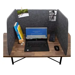 オフィスアコースティックデスクディバイダーオフィスアコースティックパーティションデスクテーブル用吸音デスクプライバシーパネル