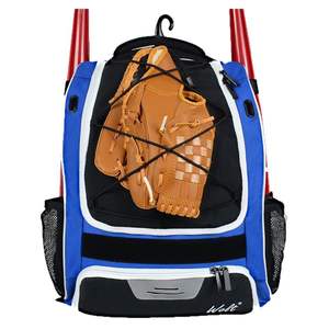 Mochila de béisbol y sóftbol, bolso de hombro doble para adultos, niños, hombres/mujeres, bolso de hockey profesional de poliéster - Product Image 2