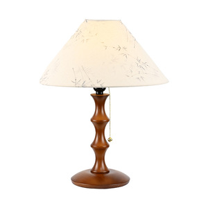 Lampe de bureau vintage en tissu de style français-américain, esthétique de la dynastie Song chinoise, éclairage de style Nanyang Wabi Sabi pour bureau et chambre à coucher - Product Image 6