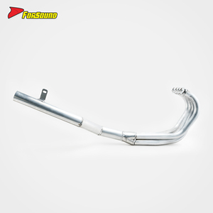 Nouveau système d'échappement complet monobloc en aluminium argenté FORSOUND <span class=keywords><strong>Yamaha</strong></span> XJR, léger, résistant à la corrosion/à la rouille, augmentation de la puissance - Product Image 1
