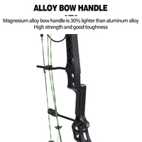 Ensemble arc et flèches composé M129, force de tir réglable 30-70lbs, équipement de tir à l'arc pour la chasse et les sports de plein air