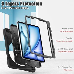 Étui robuste et fonctionnel avec sangle rotative à 360° et emplacement pour stylet pour Samsung Galaxy Tab 8.7 pouces - Product Image 5