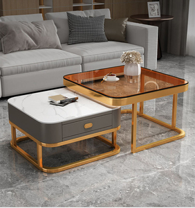 Support TV multifonctionnel en métal, design moderne, luxe léger, pliable, durable, facile à nettoyer, pour salon et maison - Product Image 6