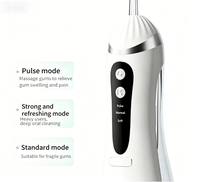 Hydropulseur dentaire portable rechargeable USB avec 4 embouts, mini irrigateur buccal