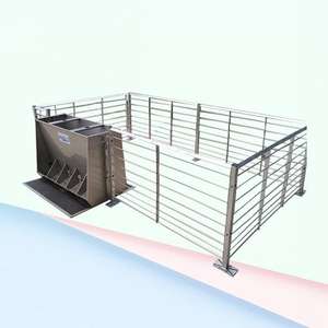 Cage d'engraissement pour porcs en acier galvanisé à chaud, durable, neuve, vente en gros, garantie 1 an, modèle HENGYIN HY-fatten, ensemble complet - Product Image 4