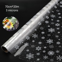 Verpakkingsfolie Bedrukte Transparante Cellofaan Papierrol Waterdichte Inpakpapier voor Bloemboeketten en Cadeauboxen Op Maat