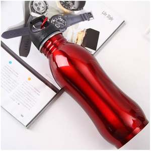 Gym <span class=keywords><strong>Sport</strong></span> Voyage 500ml 750ml Golssy Fini Bouteille à boire en acier inoxydable 304 Bouteilles d'eau de cyclisme en forme de <span class=keywords><strong>gourde</strong></span> personnalisées - Product Image 4