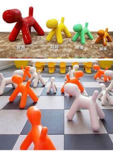 Tabouret en forme de chiot Y023 pour enfants, chaises d'animaux modernes pour salon, nouveauté, autres meubles d'extérieur, chaise de chien - Product Image 5