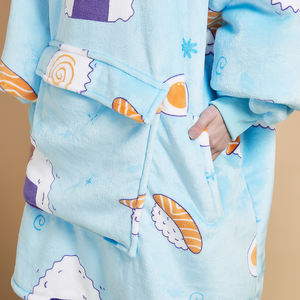 卸売りスウェットシャツブランケットパーカー冬用パジャマ特大服女性用パジャマ - Product Image 6