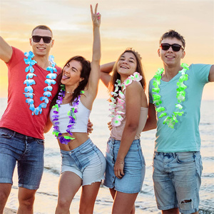 All'ingrosso Mix di alta qualità disegni 98cm collana di fiori colorati <span class=keywords><strong>hawaiana</strong></span> Leis testa corona per <span class=keywords><strong>hawaiana</strong></span> Luau decorazione del partito - Product Image 5