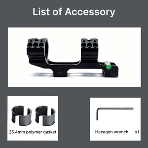 ขาตั้งกล้องแบบ Cantilever ยี่ห้อ BANGBANG พร้อมระบบปรับระดับแนวนอน ใช้ได้กับท่อขนาด 30 มม./1 นิ้ว ความสูงตรงกลาง 1.4 นิ้ว สำหรับใช้งานกลางแจ้ง - Product Image 6