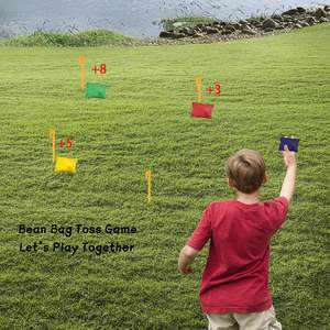 ชุดเกมกลางแจ้งสำหรับเด็ก 28 ชิ้น ประกอบด้วยถุงพลาสติกสำหรับแข่งขันถุงมันฝรั่ง ถุงถ่วงน้ำหนักสำหรับโยน ถุงถ่วงน้ำหนักสำหรับแข่งขันแบบ 3 ขา สายรัดสำหรับแข่งขันแบบ 3 ขา ช้อนไข่สำหรับแข่งขันแบบรีเลย์ - Product Image 4