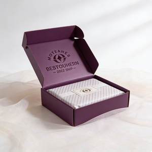 Cajas de Envío Grandes al por Mayor, Caja de Cartón Corrugado Kraft con Flauta E/F para Ropa, Vestidos, Embalaje Postal con Envoltura - Product Image 3