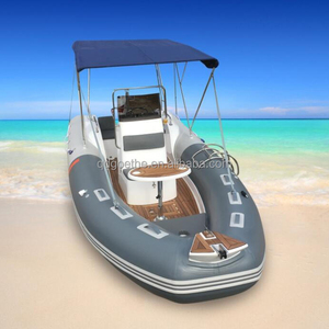 Bateau pneumatique rigide en fibre de verre Goboat RIB580B de 15 ans, capacité de 8 personnes, certifié CE, 5 compartiments, moteur 90 CV, directement de l'usine - Product Image 2