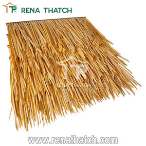 Paille synthétique ignifuge en plastique tuile de chaume artificielle en nylon toit de chaume synthétique - Product Image 5