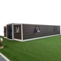 Meilleure maison conteneur extensible en acier, résistante aux ouragans, 30ft 40ft, avec salle de bain et cuisine, pour usage bureautique