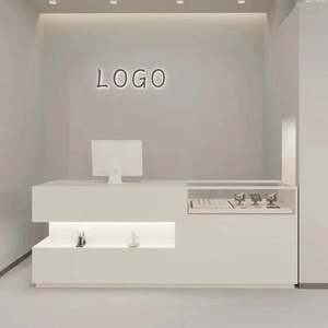 Comptoirs de caisse en bois au design moderne pour supermarchés, épiceries, centres commerciaux, hôtels, bars à domicile, nouveau design - Product Image 2