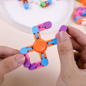 Innovador Spinner de Cadena con Formas Cambiantes, Mini Juguete Relajante y Calmante, Giratorio y Flexible para Mano - Product Image 4