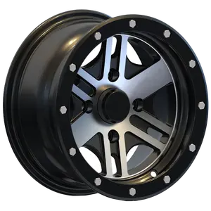 Custom car wheel rims 12 inch black bright Full painting Mesh Design car wheels off road 4*100/4*136 cars hot wheels