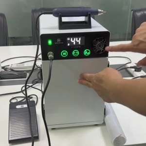 치과 실험실 마이크로 모터 연삭 연마 핸드피스 및 진공 먼지 청소기 2-in-1 기계 - Product Image 2