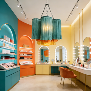 Lámpara <span class=keywords><strong>de</strong></span> Araña <span class=keywords><strong>de</strong></span> Tres Capas con Forma <span class=keywords><strong>de</strong></span> Flor Colorida, <span class=keywords><strong>Tapiz</strong></span> <span class=keywords><strong>de</strong></span> Macramé, Decoración <span class=keywords><strong>de</strong></span> Pared para el Hogar, Lujo para el Dormitorio - Product Image 4