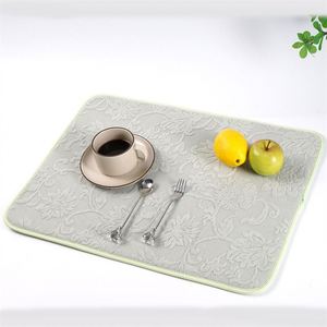 Mantel Individual Desechable de Microfibra para Mesa de Comedor, Diseño a Cuadros de Secado Rápido para Uso en Cocina y Hogar - Product Image 2