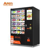 Afen 22-Inch Touchscreen Automatische Automaat Voor Verse Fruitsalade Voor Winkelcentra Lift Wijndispenser
