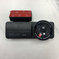 Caméra de tableau de bord CPT 4K IPS à double objectif avant/arrière, vision nocturne, caméra de tableau de bord de voiture sans fil WiFi, application, capteur G, GPS, enregistreur de données de vitesse pour voiture