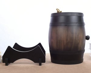 Fûts rétro en bois <span class=keywords><strong>de</strong></span> chêne <span class=keywords><strong>de</strong></span> 3L bon marché pour le vin et le whisky Logo laser personnalisé Seau à <span class=keywords><strong>bière</strong></span> Capacité <span class=keywords><strong>de</strong></span> <span class=keywords><strong>5L</strong></span> - Product Image 2