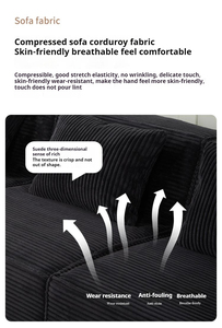 Juego de Sofás Modernos y Ecológicos de Esponja de Alta Densidad Comprimida <span class=keywords><strong>para</strong></span> <span class=keywords><strong>Sala</strong></span> de Estar, Venta al por Mayor - Product Image 5